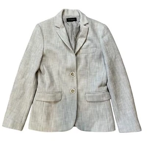 PIAZZA SEMPIONE Made In Italy Size 40 Suit Jacket Blazer Gray Women’s - Picture 1 of 7
