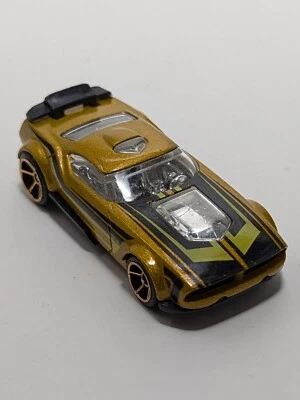 Fast Fish Hot Wheels Mattel Malaysia B38 Gold and Black - Image 1 of 4