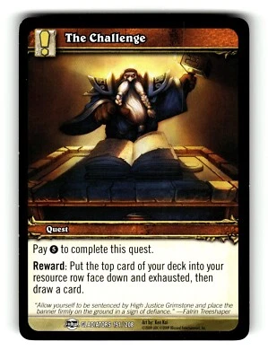 World of Warcraft TCG Blood of Gladiators Trading Card The Challenge #191 C - Image 1 of 4