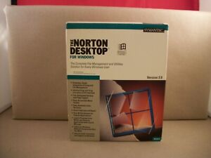 Vintage Symantec The Norton Desktop for Windows Version 2.0 - 5.25 Inch Format