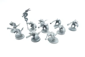 Saurus Warriors [x10] Seraphon [Warhammer Age of Sigmar] Primed - Picture 1 of 2