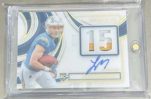 2024 Panini Immaculate Ladd McConkey Rookie #NRPA-LMY Jersey Number RPA /99 - Picture 1 of 2