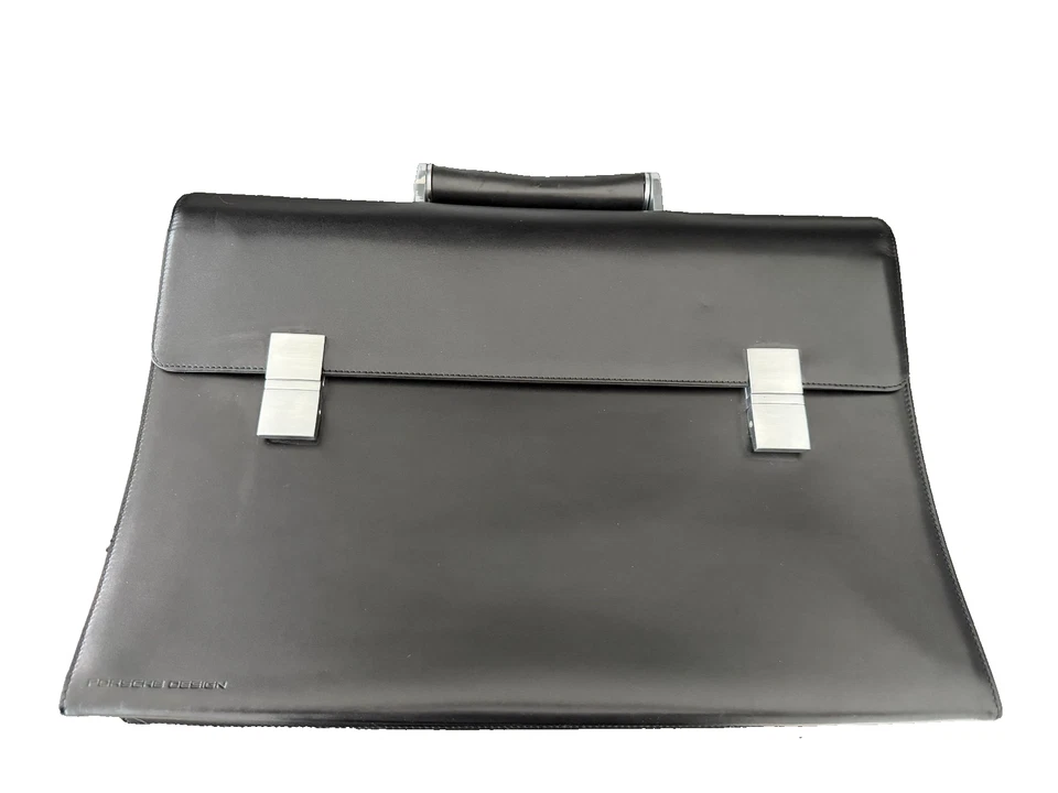RARE Porsche Design Leather Brief Case Bag P'2000 Genuine Original - Image 1 of 4