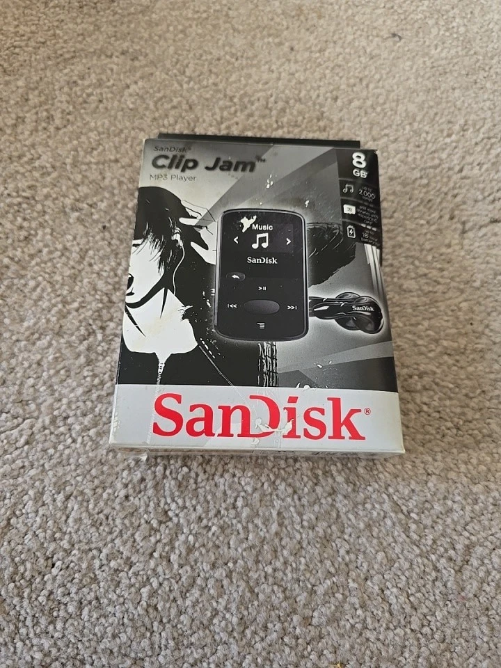 SanDisk Clip Jam 8GB MP3 Player - Black - Image 1 of 4