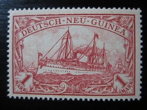 NEUGUINEA DEUTSCHE KOLONIE Mi. #16 postfrische Kaiser Yacht Briefmarke! - Bild 1 von 2