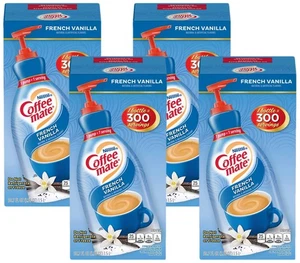 Nestle Coffee mate Creamer, French Vanilla, Concentrated Liquid Pump...  - Picture 1 of 10