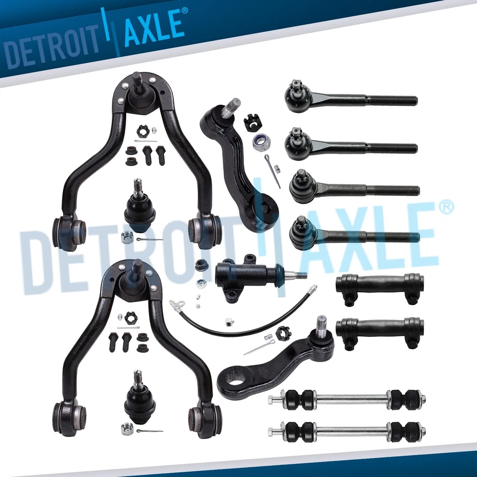 Barra estabilizadora de rótula de brazo de control superior delantero de 15 piezas para Chevy GMC K1500 Tahoe Yukon Foto 1 de 4