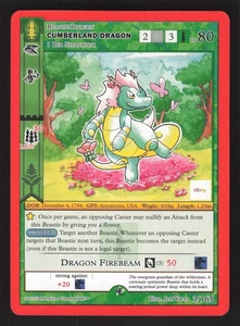 Cumberland Dragon 3/165 ebay Metazoo Wilderness - Picture 1 of 2
