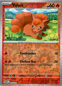Vulpix 028/197 | Obsidian Flames | Common Reverse Holo | NM Pokémon Card - Picture 1 of 1