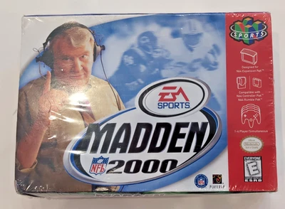 EA Sports Madden 2000 Nintendo 64 N64 Factory Sealed New Old Stock NOS - Image 1 of 4