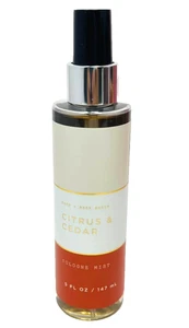 BATH & BODY WORKS SPRAY DE NIEBLA DE COLONIA CÍTRICOS Y CEDRO 5 FL OZ / 147 ml NUEVO - Imagen 1 de 2