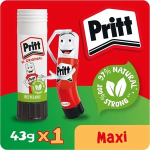 43g Pritt Glue Stick - Non-Toxic Craft Adhesive for School & Office - Picture 1 of 6