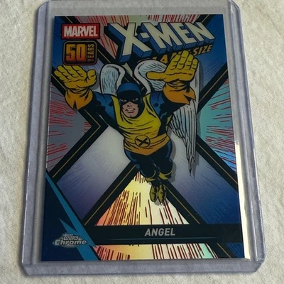 Marvel Angel X-Men 2025 50 Years Giant-Size Topps Chrome XM-7 - Image 1 of 2