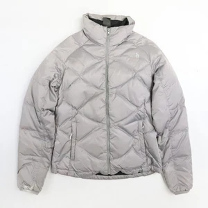 Chaqueta acolchada acolchada acolchada The North Face para mujer talla mediana gris aislante - Imagen 1 de 8
