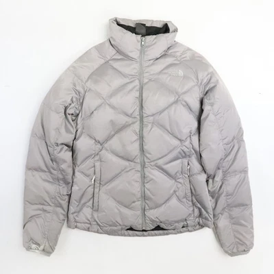 Chaqueta acolchada acolchada acolchada The North Face para mujer talla mediana gris aislante Foto 1 de 4