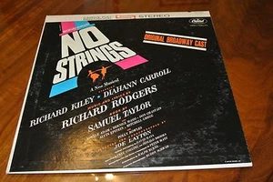 ORIGINAL BROADWAY CAST Richard Rogers' NO STRINGS Capitol NM/NM Stereo LP RECORD - Picture 1 of 4