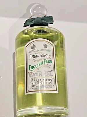 Aceite de baño de helecho inglés Penhaligon's NUEVO 6,7 fl. Artículo de lujo Londres oz./200 ml Foto 1 de 4