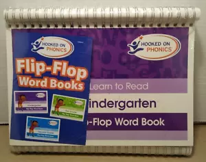 Hooked On Phonics Flip Flop Word Books Kindergarten First Second FACTORY SEALED - Picture 1 of 3