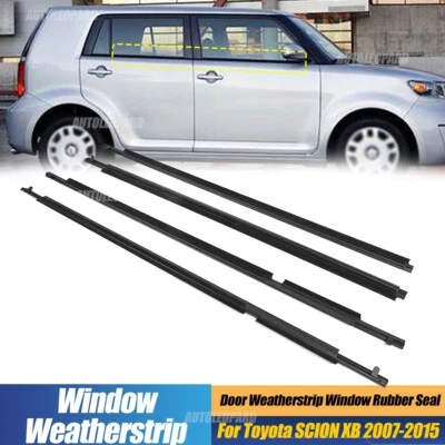 Moldagem de cinto vedação tira meteorológica janela externa carro Toyota SCION XB 2007-2015 - Imagem 1 de 4
