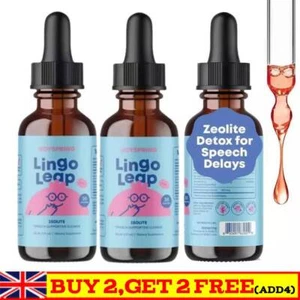 Lingo Leap Children's Drops Zeolite Detox for Speech Delays Therapy UK Stock✅ - Picture 1 of 9