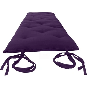 Japanese Floor Rolling Mattress, Cotton Bed, Shiki Futon 3x 27 x 80 Purple - Picture 1 of 2