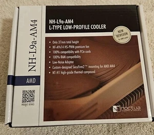 Noctua NH-L9A-AM4 CPU Cooler - Low-Noise - Beige/Nickel - Open Box - Picture 1 of 5