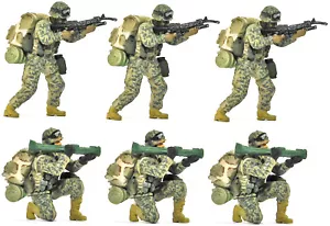 Forces of Valor U.S. 3rd inf. Division - 6 painted 54mm toy soldiers in 2 poses - Picture 1 of 1