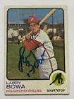 Larry Bowa Signed 1973 Topps Phillies Autograph