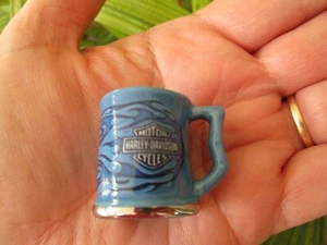 Super Rara Mini 1" Promozionale Tazza Caffè Harley Davidson Ornamento Natale - Foto 1 di 8