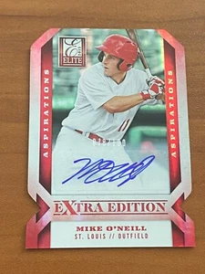 Panini Elite 2013 edición extra Aspirations automático #82 Mike O'Neill #'d/100 - Imagen 1 de 2