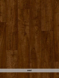Pavimento in pvc h. 300cm Terrana Real 646E Rovere Scuro sp. 2mm Taglio - Foto 1 di 1