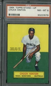 1964 Topps Stand-Up Chuck Hinton PSA 8 - Picture 1 of 2