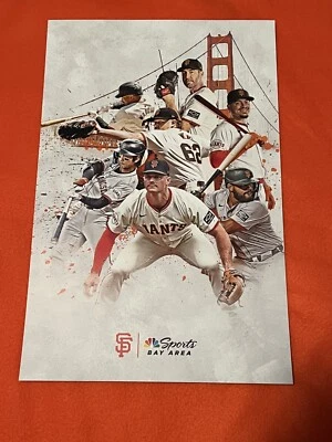 Cheer Card San Francisco SF Giants Schedule  Chapman Webb Verlander New SGA 2025 - Image 1 of 3