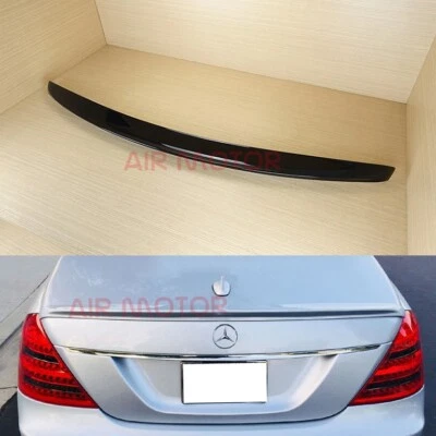 Painted Mercedes Benz W221 Sedan 4DR A Trunk Spoiler Wing Choose Color Foto 1 de 4