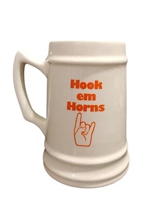 Vintage University Of Texas Mug/Cup Beer Stein Made USA Please Read Description - Picture 1 of 17