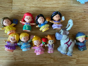 Fisher-Price Little People Disney Lot 9 Princess Frozen 3” Figure - Picture 1 of 4