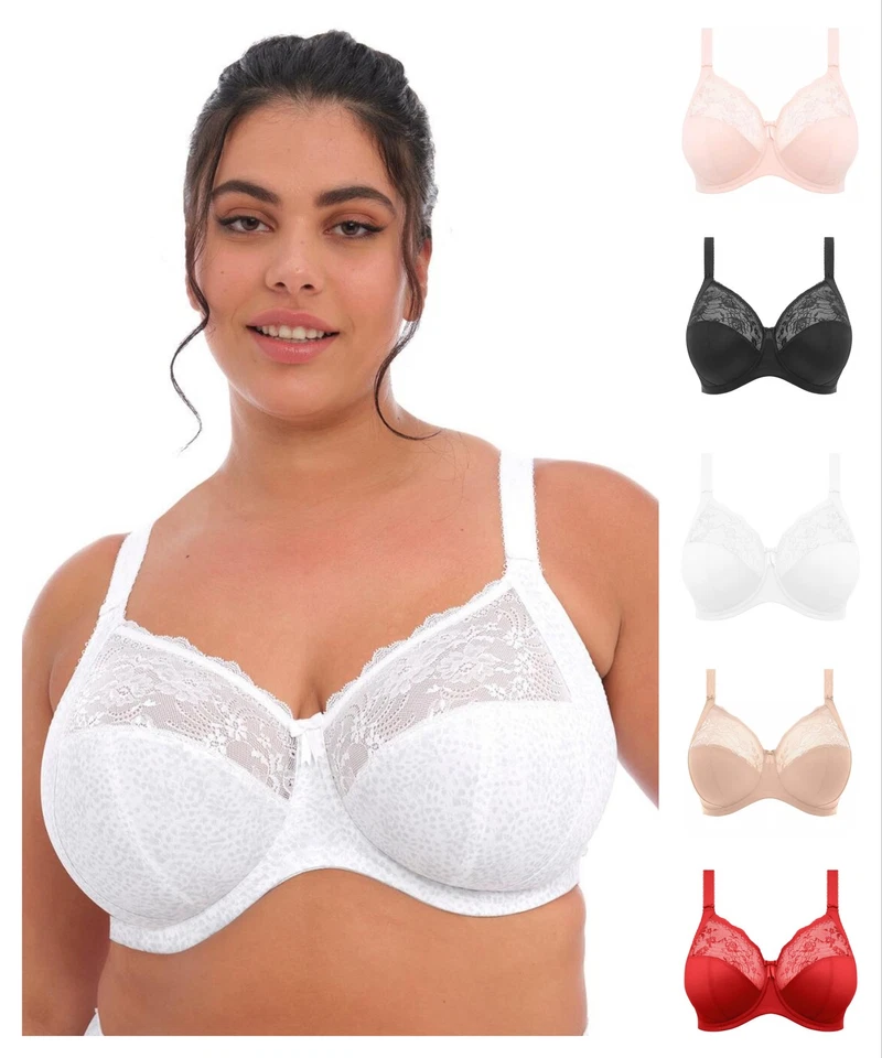 Reggiseno Elomi Morgan coppa completa supporto laterale ferretto donna figura intera lingerie 4111