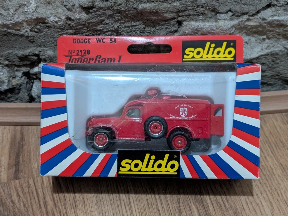 SOLIDO TONER GAM 1 2128 'DODGE WC54 CAMIÓN DE BOMBEROS POMPIERS' SIN USAR, EN CAJA Foto 1 de 1