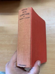 *RARO* 1936 DOROTHY L SAYERS "TIENE SU CADÁVER" FICCIÓN DE MISTERIO LIBRO HB (P3) - Imagen 1 de 17