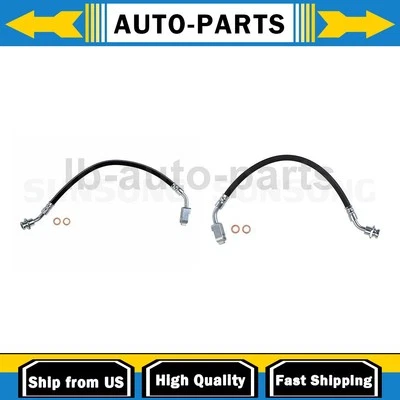 Para 1986 1987 1988 1989 Nissan D21 2.4L 4WD 2x kit de mangueira hidráulica de freio dianteiro - Imagem 1 de 4