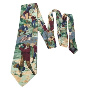 Tango By Max Raab Tie Silk Tie Men Americana Series Fore! 1908 Neck Tie Mens - Picture 1 of 4