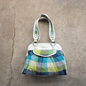Bolso de hombro vintage BILLABONG Y2K a cuadros preppy skate surf - Imagen 1 de 12