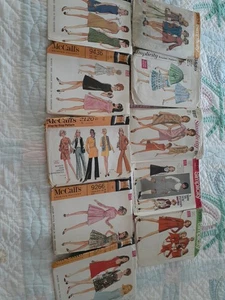 Lot Of 10 Vintage Sewing Patterns For Women 60s Simplicity & Mccall's - Picture 1 of 7