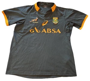 Südafrika Home Rugby Shirt 2014/2015 - Asics Trikot Top Springboks - L / XL - Bild 1 von 17