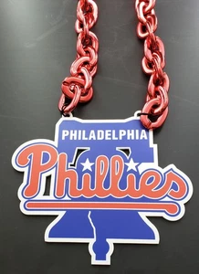 Philadelphia Phillies Acrylic Chain Necklace - Picture 1 of 4