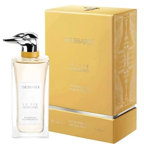 Trussardi Walking On Via Fiori Oscuri 3.4 FL OZ EDP Perfume Unisex Original New - Image 1 of 1
