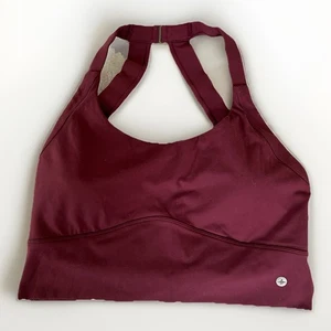 Camiseta sin mangas Halara Softly Zero de felpa recortada de yoga talla grande granate - Imagen 1 de 7