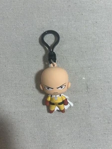 ONE-PUNCH MAN Saitama Chibi Vinyl Tasche Clip Schlüsselanhänger Figur wCape Rucksack Figur - Bild 1 von 2
