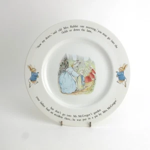 Plato(s) de porcelana Peter Rabbit de Wedgwood de 9 3/4" para pastel o cena - Imagen 1 de 4
