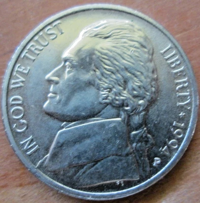 1994-P (MSFS6) JEFFERSON SPECIAL ISSUE MATTE FINISH NIFC, MS+++++ CIRCULATED - Image 1 of 2